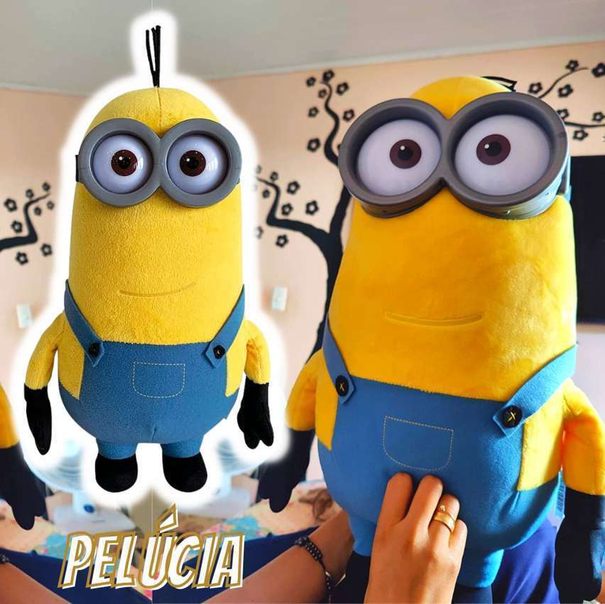 Pelúcia Minions Kevin Médio - 35cm - Fun Divirta-se, Amarelo Pelúcia Minions Kevin Médio - 35cm - Fun Divirta-se, Amarelo