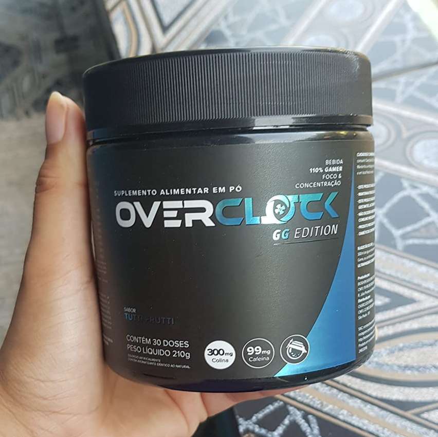 Suplemento em Pó Overclock Bebida de Performance Mental Foco Concentração Memória (Tutti-Frutti) Suplemento em Pó Overclock Bebida de Performance Mental Foco Concentração Memória (Tutti-Frutti)