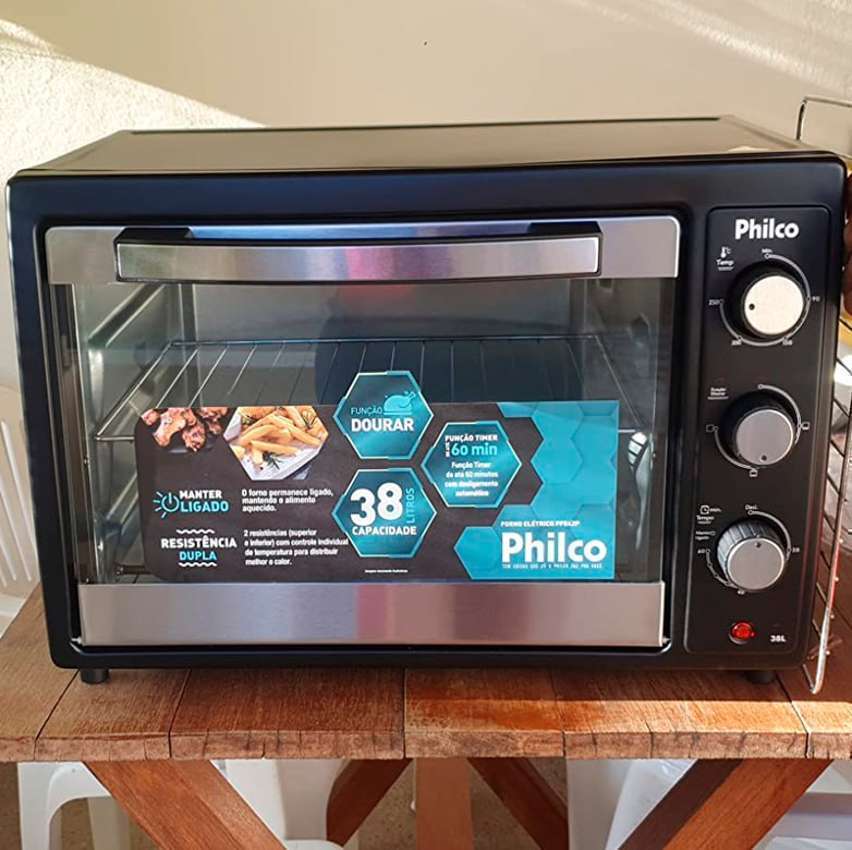 PHILCO Forno Elétrico PFE42P 38L 1500W 127V, Modelo: 56101122 PHILCO Forno Elétrico PFE42P 38L 1500W 127V, Modelo: 56101122