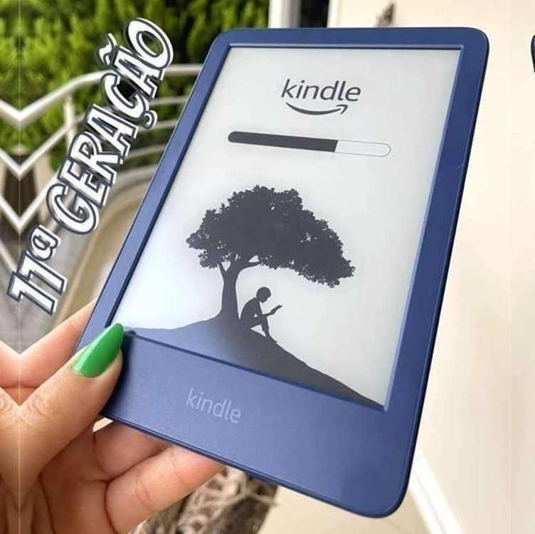 Kindle 11ª Geração (modelo 2022) – Mais leve, com resolução de 300 ppi e o dobro de armazenamento - Cor Preta Kindle 11ª Geração (modelo 2022) – Mais leve, com resolução de 300 ppi e o dobro de armazenamento - Cor Preta
