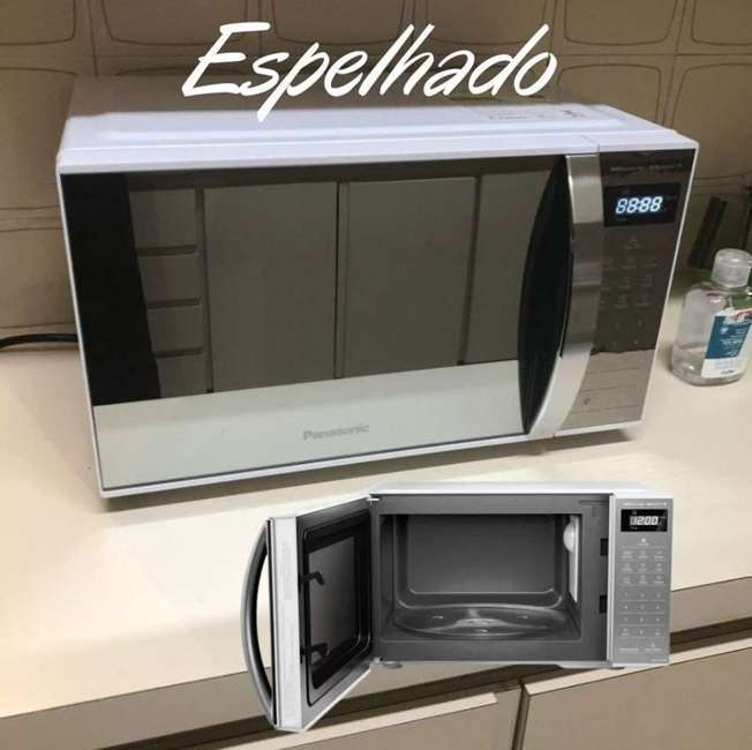 Micro-ondas Panasonic 21L NN-ST27L Branco Micro-ondas Panasonic 21L NN-ST27L Branco