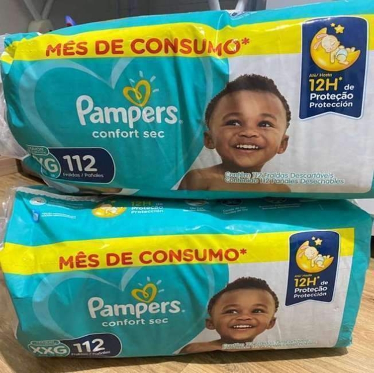 Fraldas Pampers Confort Sec XXG 112 Unidades, Pampers Fraldas Pampers Confort Sec XXG 112 Unidades, Pampers