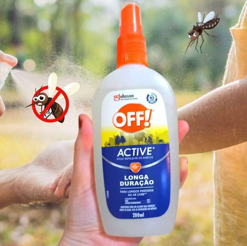Repelente Off Active Spray 200ml Repelente Off Active Spray 200ml