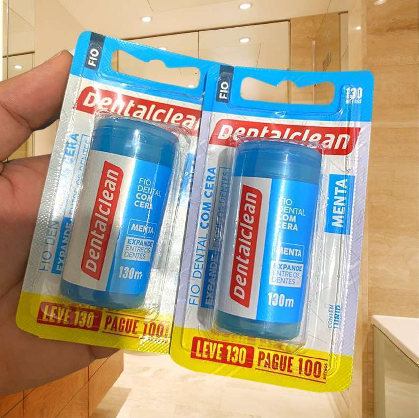 Fio Dental Leve 130 Metros Pague 100M. Expansivo, Dentalclean Fio Dental Leve 130 Metros Pague 100M. Expansivo, Dentalclean