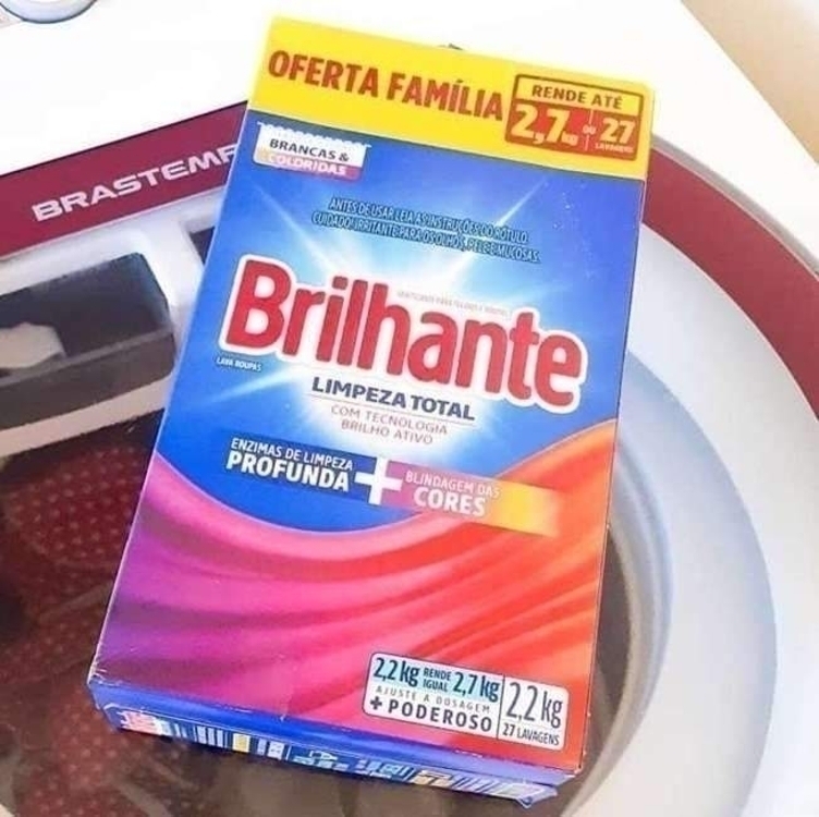 Brilhante Limpeza Total - Sabão Em Pó 2 2Kg Brilhante Limpeza Total - Sabão Em Pó 2 2Kg