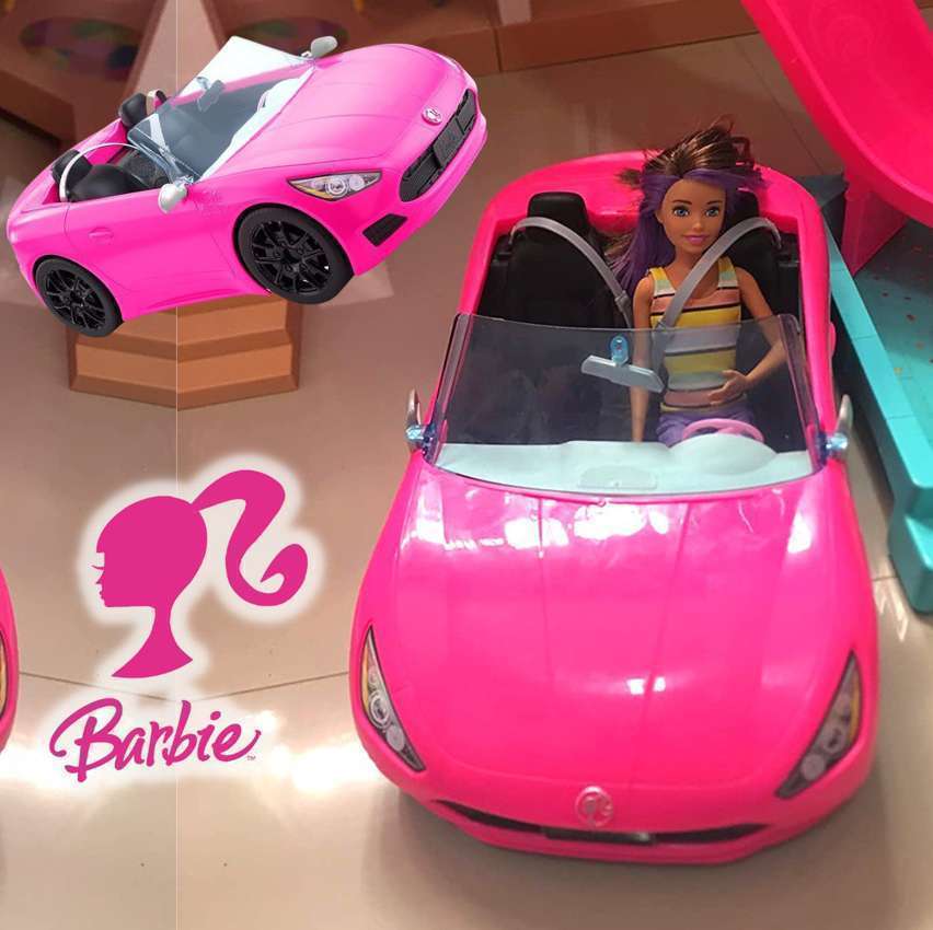 Barbie Boneca Carro Conversível para crianças a partir de 3 anos Barbie Boneca Carro Conversível para crianças a partir de 3 anos