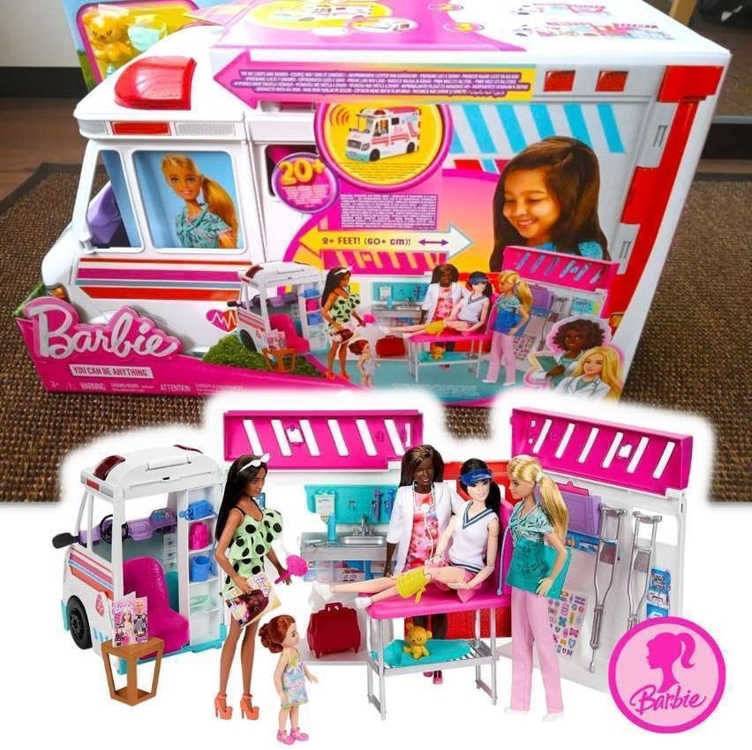 Barbie Profissões Conjunto de Brinquedo Clínica de Atenção Médica para crianças a partir de 3 anos Barbie Profissões Conjunto de Brinquedo Clínica de Atenção Médica para crianças a partir de 3 anos