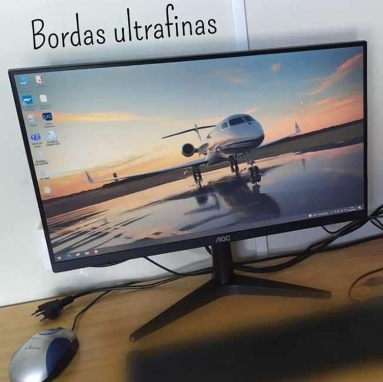 Monitor Led 21.5'' 22b1hm5 Painel Va Hdmi Preto Aoc Bivolt 110v/220v Monitor Led 21.5'' 22b1hm5 Painel Va Hdmi Preto Aoc Bivolt 110v/220v