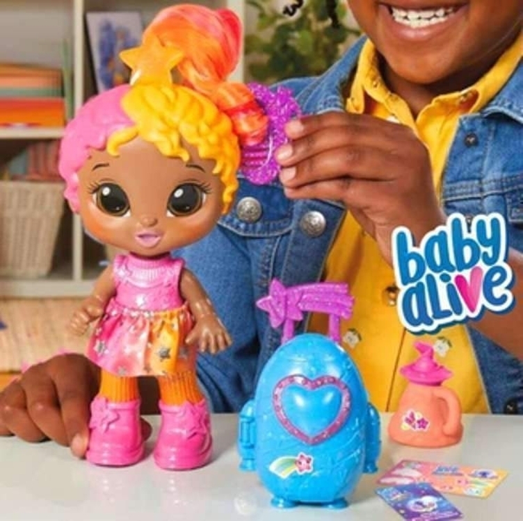 Baby Alive, Boneca Bebê Star Besties, Rosa e Amarelo Baby Alive, Boneca Bebê Star Besties, Rosa e Amarelo