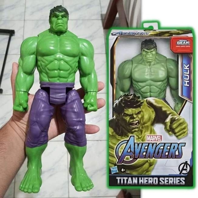 Boneco Vingadores Titan Hero Deluxe Hulk - E7475 - Hasbro Boneco Vingadores Titan Hero Deluxe Hulk - E7475 - Hasbro