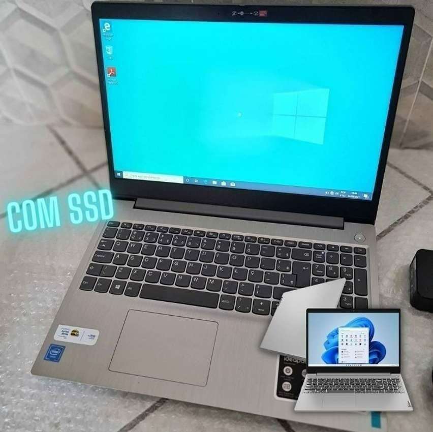 Notebook Lenovo Ideapad 3i Celeron 4gb 128gb Ssd Windows 11 15.6" 82BU0008BR Prata Notebook Lenovo Ideapad 3i Celeron 4gb 128gb Ssd Windows 11 15.6" 82BU0008BR Prata