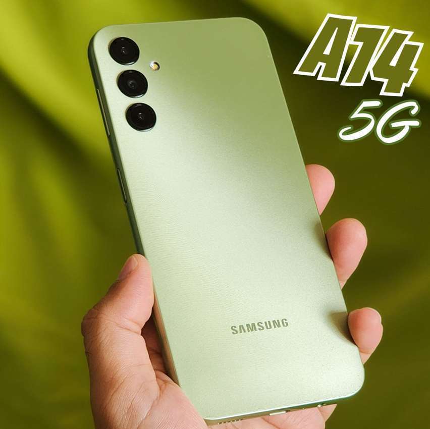 Smartphone Samsung Galaxy A14 5g Verde Lima 64gb, 4gb Ram, Processador Octacore, Câmera Tripla Traseira, Selfie De 13mp, Tela Infinita De 6.6" 90hz Smartphone Samsung Galaxy A14 5g Verde Lima 64gb, 4gb Ram, Processador Octacore, Câmera Tripla Traseira, Selfie De 13mp, Tela Infinita De 6.6" 90hz