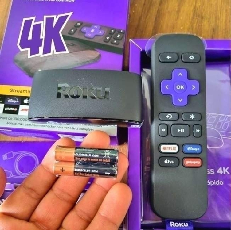 Roku Express 4K | Dispositivo de streaming para TV HD/4K/HDR compatível com Alexa, Siri e Google Roku Express 4K | Dispositivo de streaming para TV HD/4K/HDR compatível com Alexa, Siri e Google