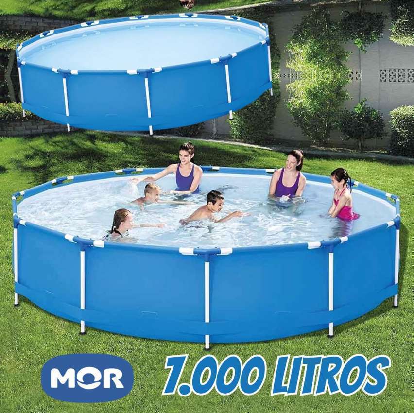 Mor Piscina Circular 7.000 Litros Cor Azul Mor Piscina Circular 7.000 Litros Cor Azul