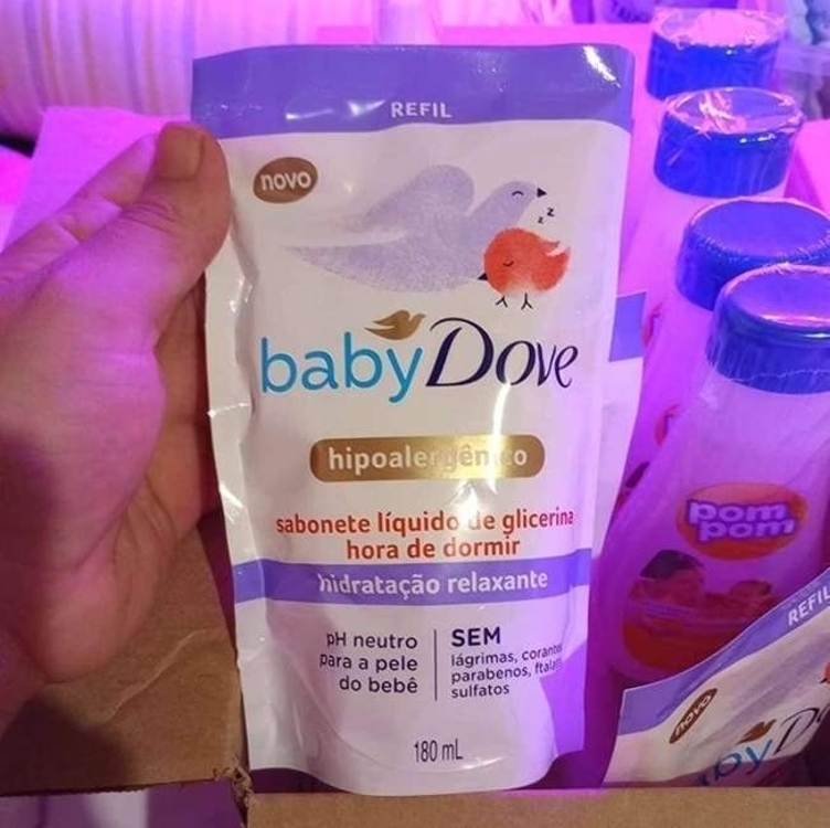 Sabonete Líquido de Glicerina Hidratação Relaxante Dove Baby Hora de Dormir Sachê 180ml Refil, Baby Dove Sabonete Líquido de Glicerina Hidratação Relaxante Dove Baby Hora de Dormir Sachê 180ml Refil, Baby Dove