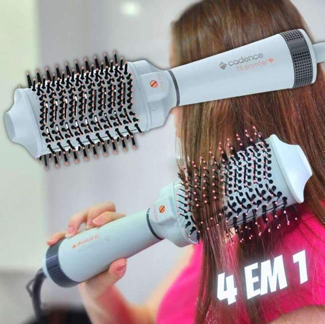 Escova Secadora Cadence Tô Pronta 4 Em 1 - Bivolt Esc710 Escova Secadora Cadence Tô Pronta 4 Em 1 - Bivolt Esc710