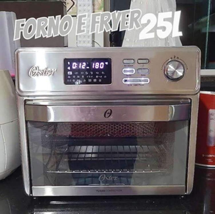 Forno E Fryer 25l Oster Multifunções 10 Em 1 Forno E Fryer 25l Oster Multifunções 10 Em 1