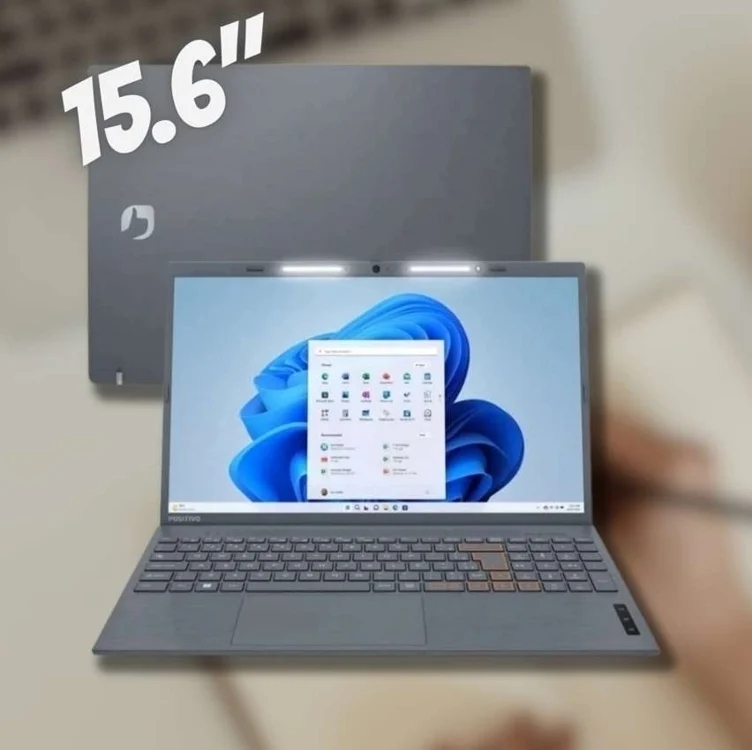 Notebook Positivo Vision C15 Lumina Bar Celeron, 8GB 128GB eMMC, Tela 15.6" HD Antirreflexo, Windows 11, Tecla Link, Cinza Notebook Positivo Vision C15 Lumina Bar Celeron, 8GB 128GB eMMC, Tela 15.6" HD Antirreflexo, Windows 11, Tecla Link, Cinza