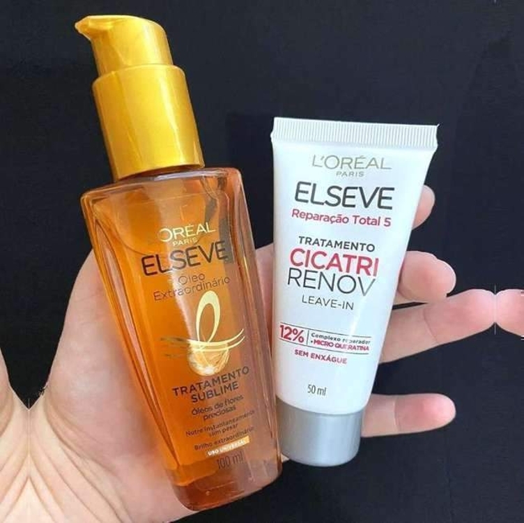 ELSEVE Kit Óleo Extraordinário L'Oréal Paris + Leave-In De Tratamento Cicatri Renov L'Oréal Paris ELSEVE Kit Óleo Extraordinário L'Oréal Paris + Leave-In De Tratamento Cicatri Renov L'Oréal Paris