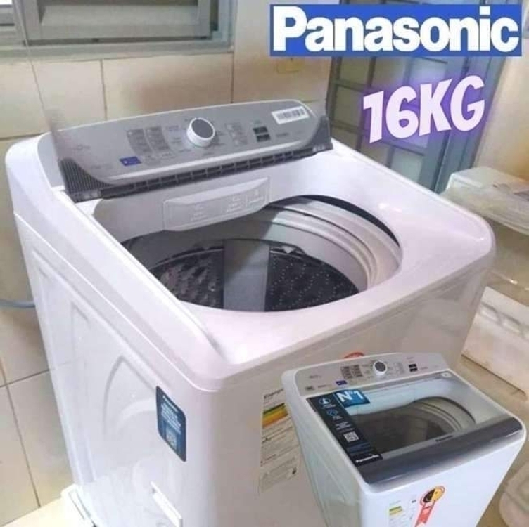 Máquina De Lavar Panasonic 16kg Branco Na-f160b6w 220v Máquina De Lavar Panasonic 16kg Branco Na-f160b6w 220v