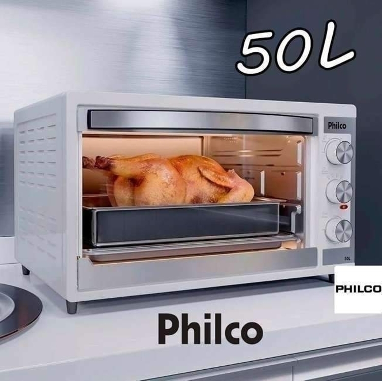 Forno Elétrico 50L Philco PFE52B Dupla resistência 220V Forno Elétrico 50L Philco PFE52B Dupla resistência 220V