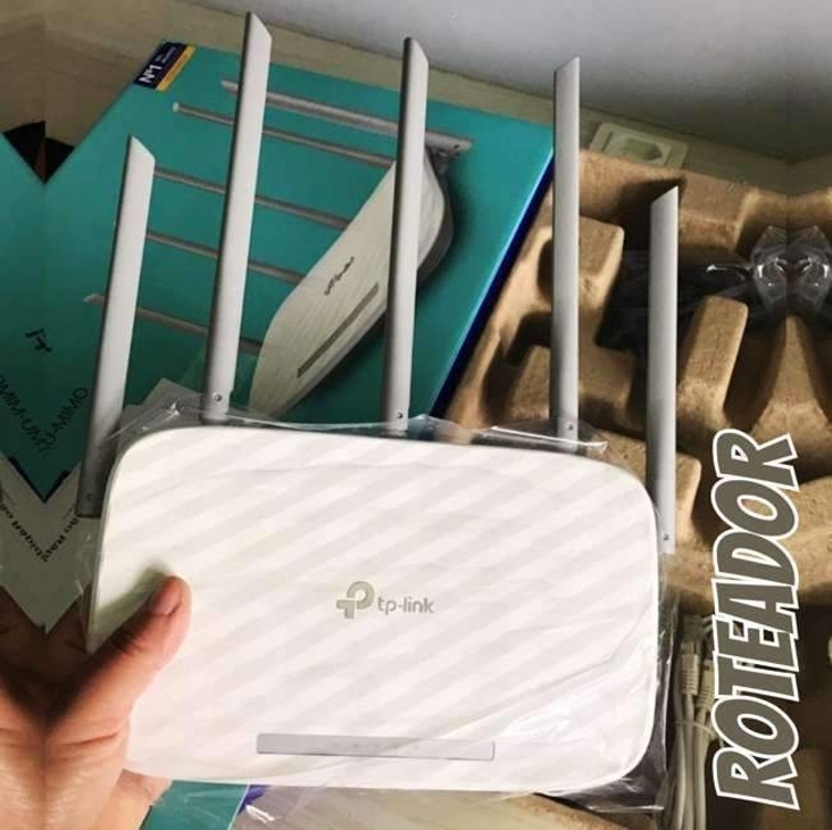Roteador Fast Wi-Fi TP-Link Archer C60, Wireless Dual Band 2.4/5 GHz AC1350, MU-MIMO, Beamforming, Controle dos Pais, Rede de Convidados, App Tether, Branco Roteador Fast Wi-Fi TP-Link Archer C60, Wireless Dual Band 2.4/5 GHz AC1350, MU-MIMO, Beamforming, Controle dos Pais, Rede de Convidados, App Tether, Branco