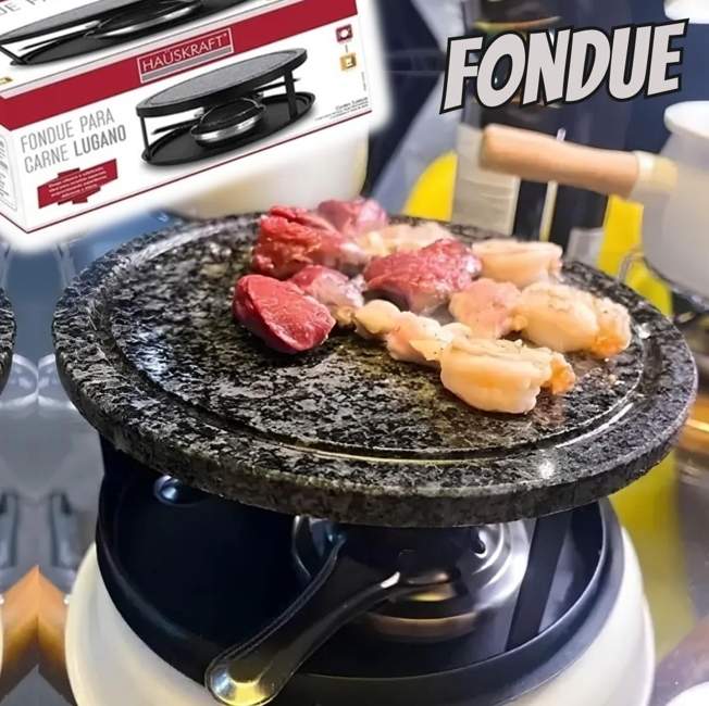 Etilux Fondue para carne Lugano 5 peças, CJFN057 Etilux Fondue para carne Lugano 5 peças, CJFN057