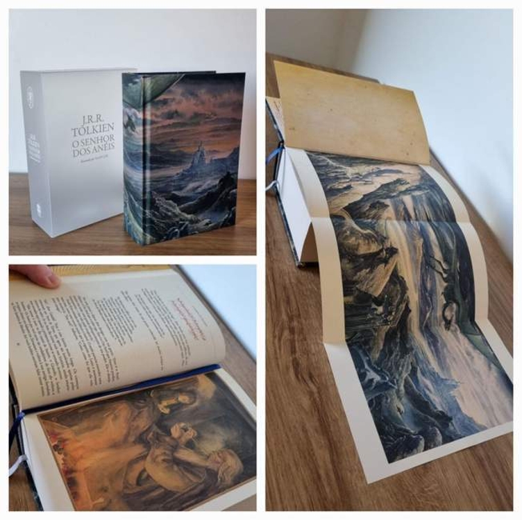 O Senhor dos Aneis - Edição de Colecionador com Ilustrações de Alan Lee O Senhor dos Aneis - Edição de Colecionador com Ilustrações de Alan Lee