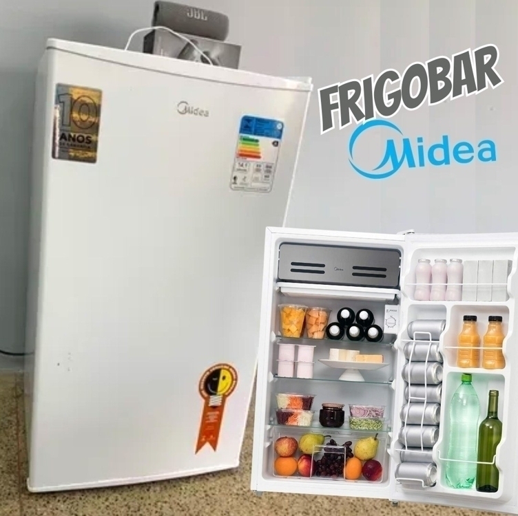Midea - Frigobar, 93L, 110v, Branco Midea - Frigobar, 93L, 110v, Branco