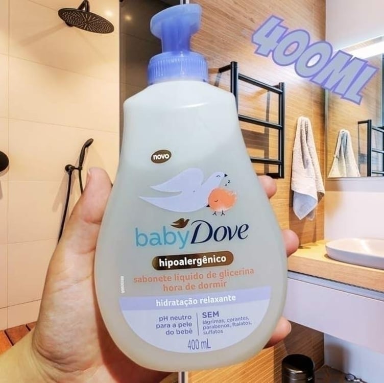 Sabonete Líquido de Glicerina Hidratação Relaxante Dove Baby Hora de Dormir Frasco Baby Dove, 400 ml Sabonete Líquido de Glicerina Hidratação Relaxante Dove Baby Hora de Dormir Frasco Baby Dove, 400 ml