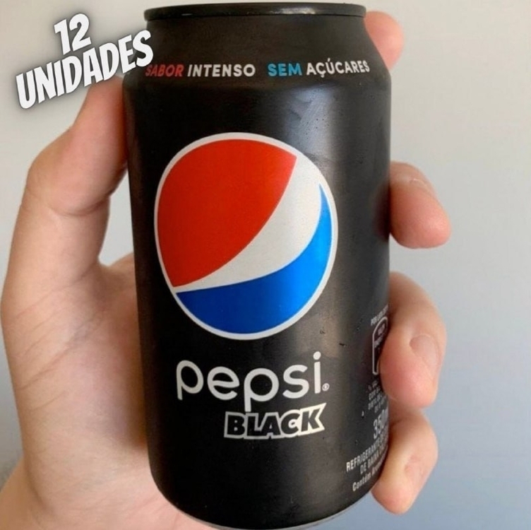 Refrigerante Pepsi Black Sem Açúcar 350ml Lata 12 Unidades Refrigerante Pepsi Black Sem Açúcar 350ml Lata 12 Unidades