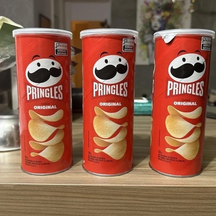 Kit Batata Pringles Original 104g 3 Unidades Kit Batata Pringles Original 104g 3 Unidades