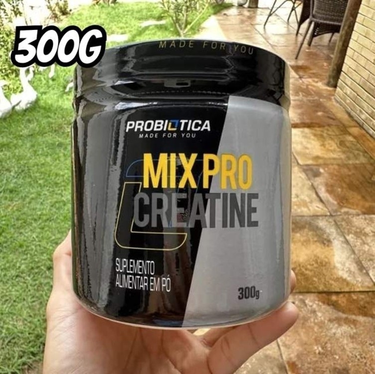 Creatina Mix Pro 300g Sabor Sem Sabor Creatina Mix Pro 300g Sabor Sem Sabor