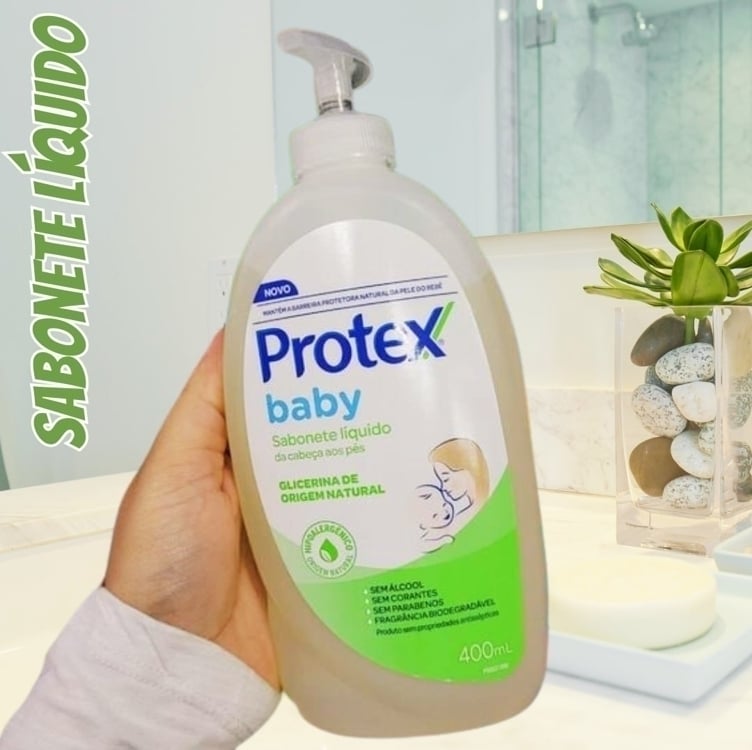 Sabonete Líquido Para Bebê Protex Baby Glicerina Natural 400ml Sabonete Líquido Para Bebê Protex Baby Glicerina Natural 400ml