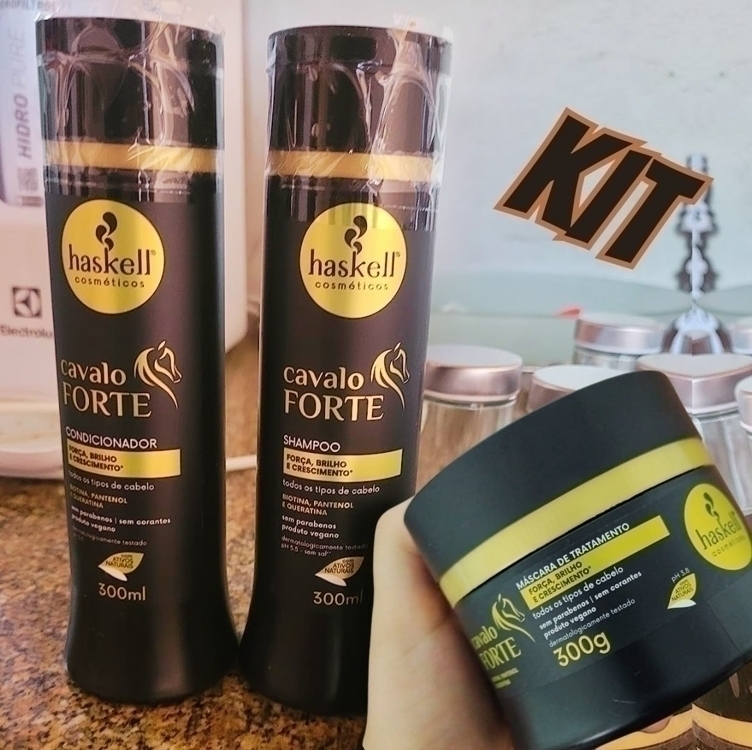Kit Haskell Cavalo Forte Trio (3 Produtos) Kit Haskell Cavalo Forte Trio (3 Produtos)