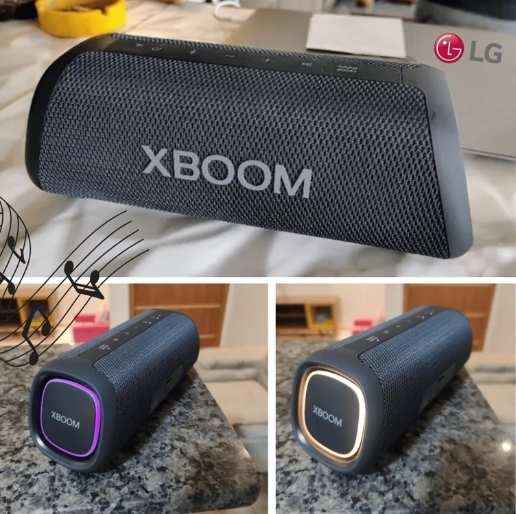 LG XBOOM XG5S Caixa de som Bluetooth portátil - IP67 e 18 horas de bateria LG XBOOM XG5S Caixa de som Bluetooth portátil - IP67 e 18 horas de bateria