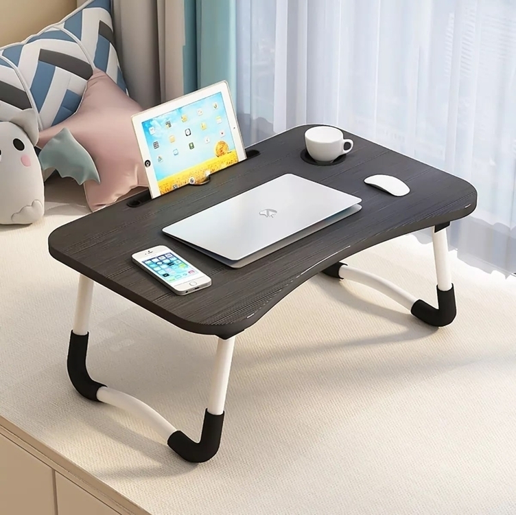 Mesinha De Colo Mdf Suporte Notebook Tablet Copo Sofá Cama Mesinha De Colo Mdf Suporte Notebook Tablet Copo Sofá Cama