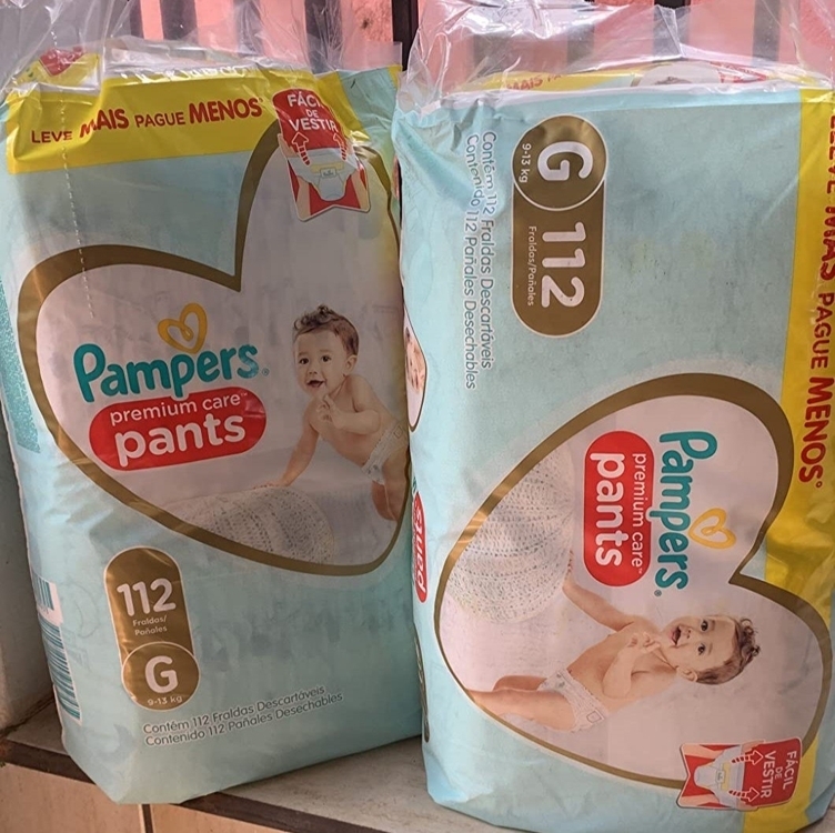 Fralda Pampers Premium Care Pants, Tamanho G, 112 Unidades, Fácil de Vestir Fralda Pampers Premium Care Pants, Tamanho G, 112 Unidades, Fácil de Vestir