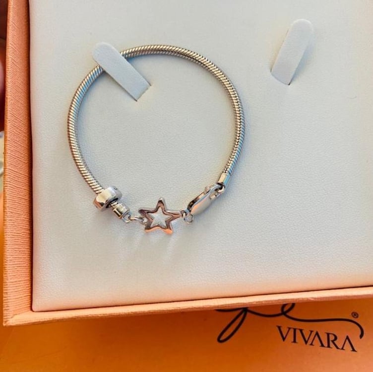 Pulseira Life Estrela em Prata 925 Pulseira Life Estrela em Prata 925