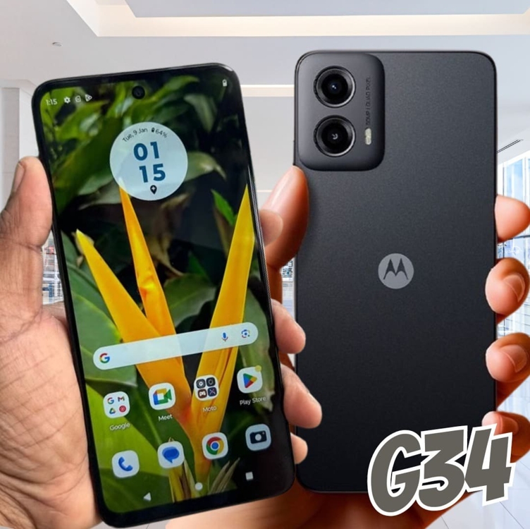 Smartphone Motorola Moto G34 5G 8GB RAM Boost* 128GB Preto Smartphone Motorola Moto G34 5G 8GB RAM Boost* 128GB Preto