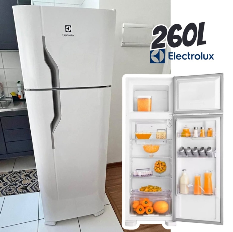 Geladeira/Refrigerador Electrolux Cycle Defrost Duplex Branco 260L DC35A Geladeira/Refrigerador Electrolux Cycle Defrost Duplex Branco 260L DC35A