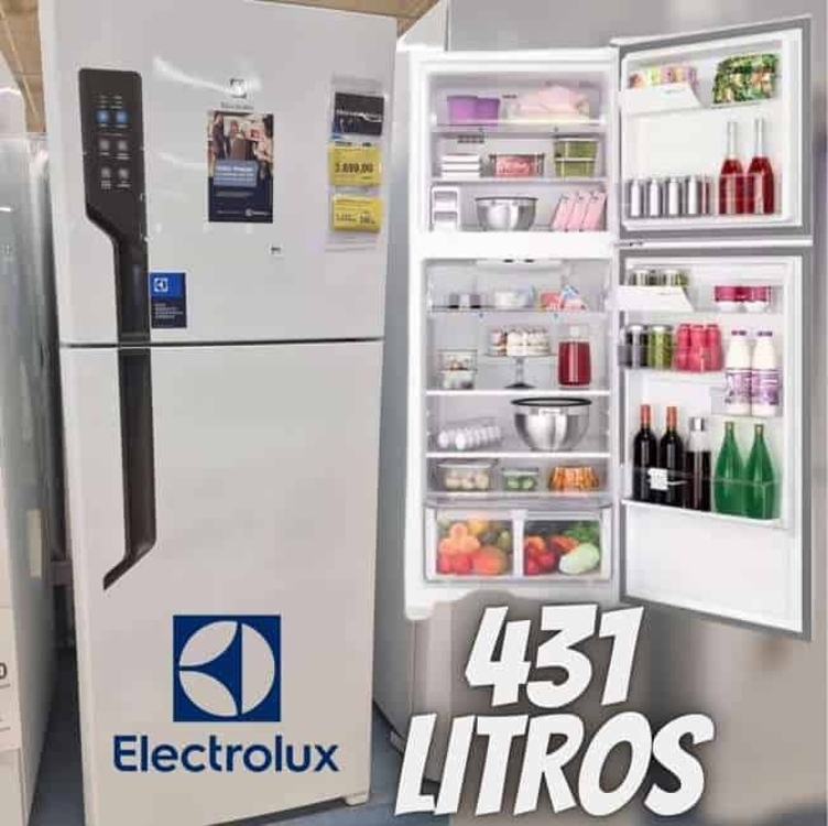 Geladeira Electrolux Frost Free 431l Efficient Autosense Duplex Branca (tf70) Geladeira Electrolux Frost Free 431l Efficient Autosense Duplex Branca (tf70)