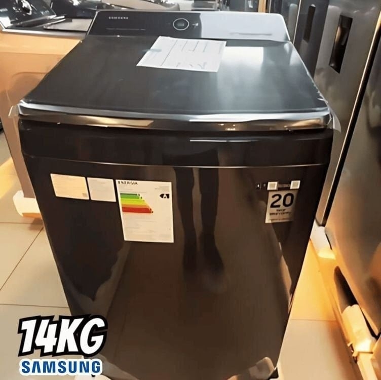 Samsung Lavadora Smart Digital Inverter Wa14cg Black 14kg - 127v Samsung Lavadora Smart Digital Inverter Wa14cg Black 14kg - 127v