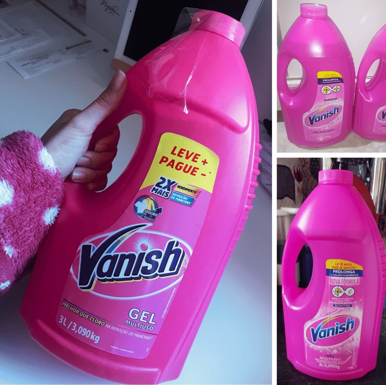 Vanish Tira Manchas Líquido Multiuso 3l Para Roupas Coloridas Vanish Tira Manchas Líquido Multiuso 3l Para Roupas Coloridas