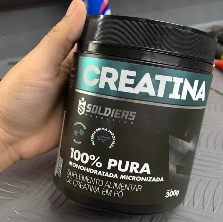 Creatina Monohidratada Pote 300g - 100% Pura Importada - Soldiers Nutrition Creatina Monohidratada Pote 300g - 100% Pura Importada - Soldiers Nutrition