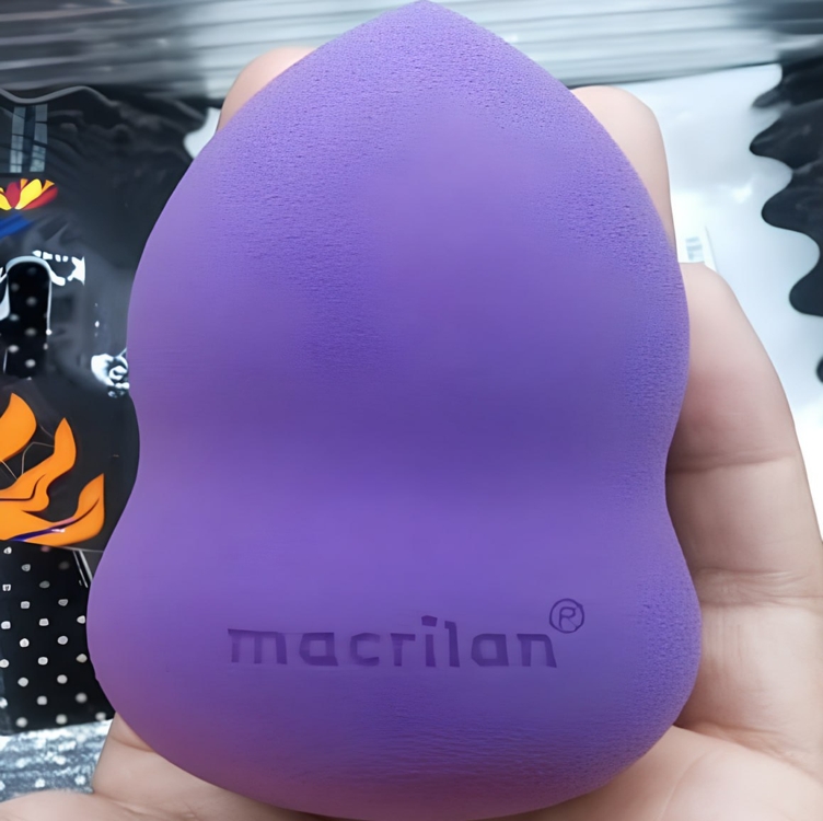 Macrilan Esponja Ep08 Gota Para Maquiagem - Roxa Macrilan Esponja Ep08 Gota Para Maquiagem - Roxa