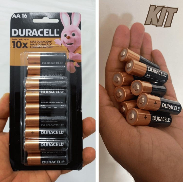 Duracell Pilha Alcalina Aa Pequena Duracell Com 16 Unidades Duracell Pilha Alcalina Aa Pequena Duracell Com 16 Unidades