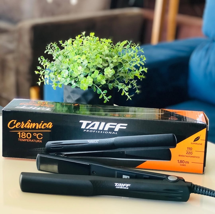 Chapa Cerâmica Preta, Taiff, Bivolt Chapa Cerâmica Preta, Taiff, Bivolt