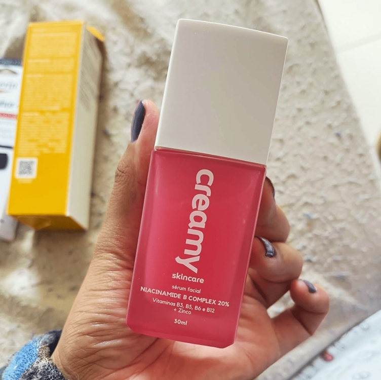 Creamy Skincare Niacinamide B Complex 20% 30ml | Uniformiza a Textura e o Tom da Pele, Clareia Manchas, Vitaminas B3, B12, B5, B6, E e Zinco | Todos os Tipos de Pele Creamy Skincare Niacinamide B Complex 20% 30ml | Uniformiza a Textura e o Tom da Pele, Clareia Manchas, Vitaminas B3, B12, B5, B6, E e Zinco | Todos os Tipos de Pele