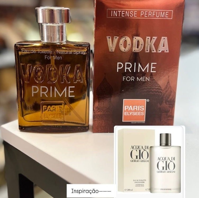 Perfume Vodka Prime For Men Paris Elysees 100ml Volume Da Unidade 100 Ml Perfume Vodka Prime For Men Paris Elysees 100ml Volume Da Unidade 100 Ml